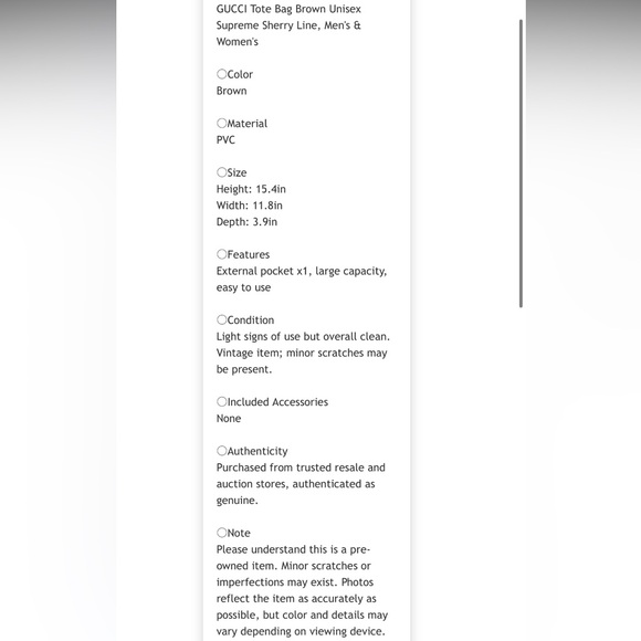 Gucci Beige and Brown Tote Bag - Picture 10 of 10